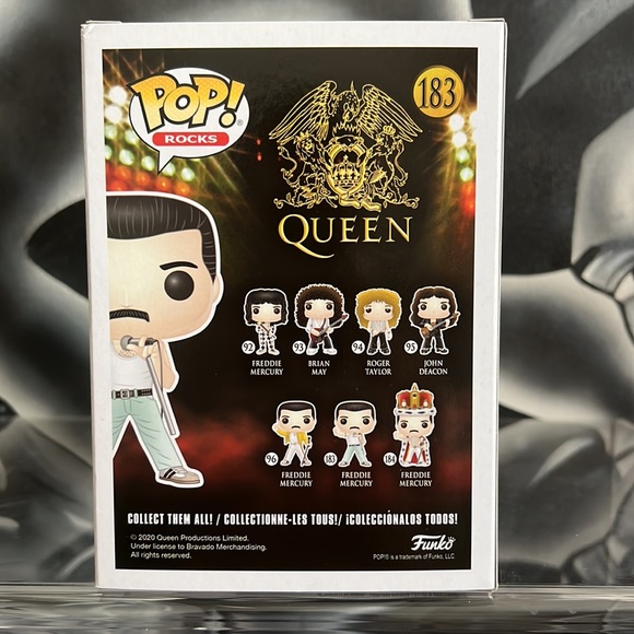 Funko | Other | Funko Pop Rocks Freddy Mercury Live Aid | Poshmark